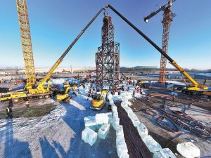 Зимната страна на чудесата на Харбин се оформя с рекордно използване на лед и сняг